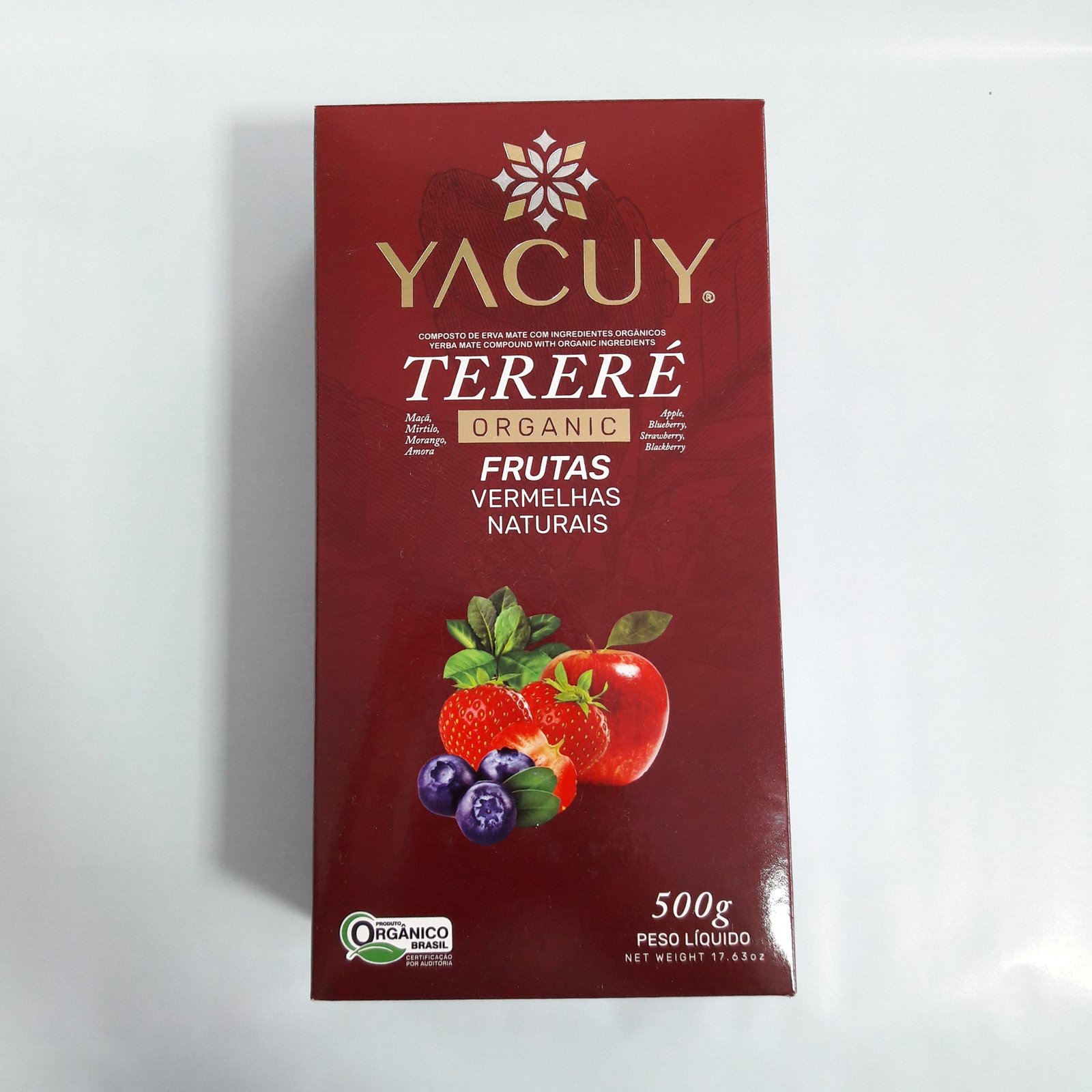 Erva-Mate Tereré Yacuy Orgânica com Frutas Vermelhas 500g